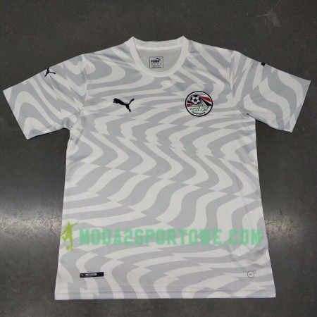 Koszulka Egipt Wyjazdowe Stroje Piłkarskie 2019 Krótki Rękaw